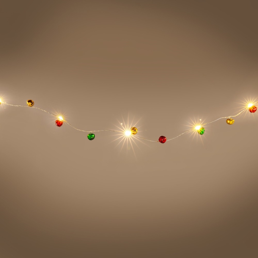 LED  veriga 40xLED/3xAA 4,3m topla bela