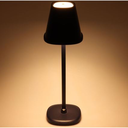 LED Zatemnitvena polnilna namizna svetilka LED/3W/1800 mAh temno modra