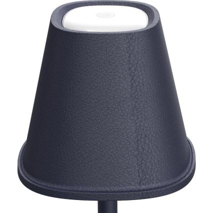 LED Zatemnitvena polnilna namizna svetilka LED/3W/1800 mAh temno modra
