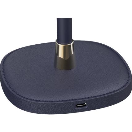 LED Zatemnitvena polnilna namizna svetilka LED/3W/1800 mAh temno modra