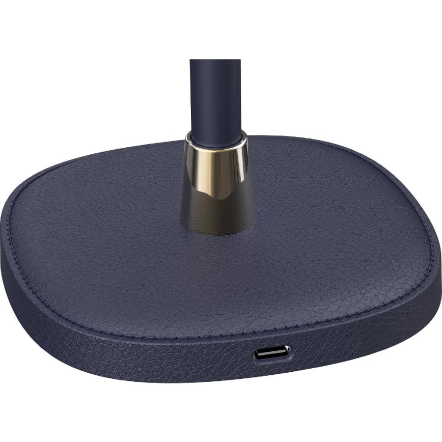 LED Zatemnitvena polnilna namizna svetilka LED/3W/1800 mAh temno modra
