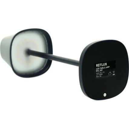 LED Zatemnitvena polnilna namizna svetilka LED/3W/1800 mAh temno modra