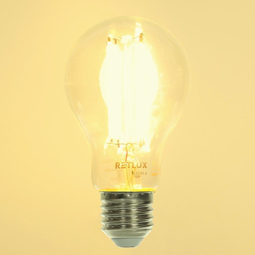 LED Zatemnitvena žarnica FILAMENT A60 E27/7W/230V 2700-6500K Wi-Fi Tuya