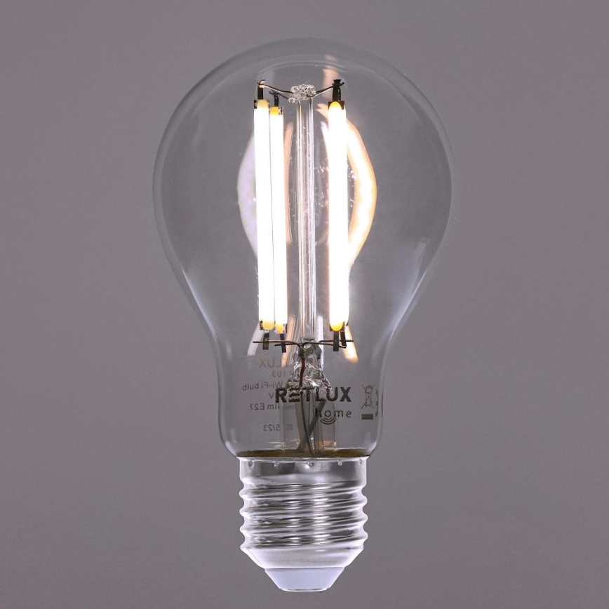 LED Zatemnitvena žarnica FILAMENT A60 E27/7W/230V 2700-6500K Wi-Fi Tuya