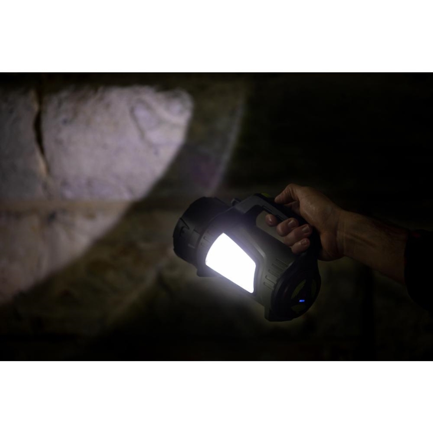 LED Zatemnitvena zunanja polnilna svetilka s power bankom LED/21W/4400mAh IP44