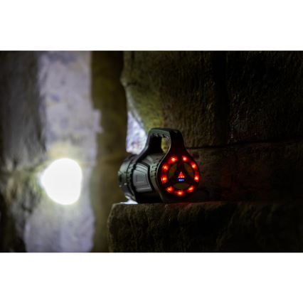 LED Zatemnitvena zunanja polnilna svetilka s power bankom LED/21W/4400mAh IP44
