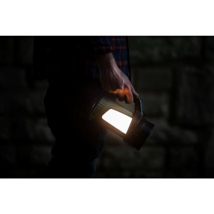 LED Zatemnitvena zunanja polnilna svetilka s power bankom LED/21W/4400mAh IP44