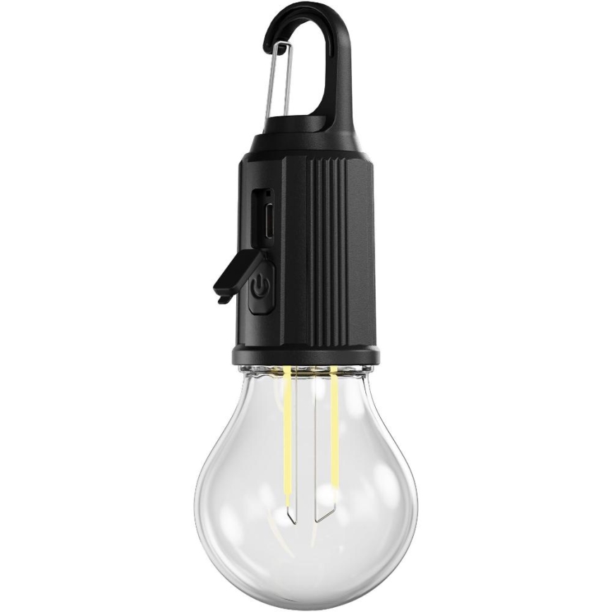 Retlux - LED zatemnjevalna polnilna svetilka LED/0,3W/USB 400 mAh IP44 črna