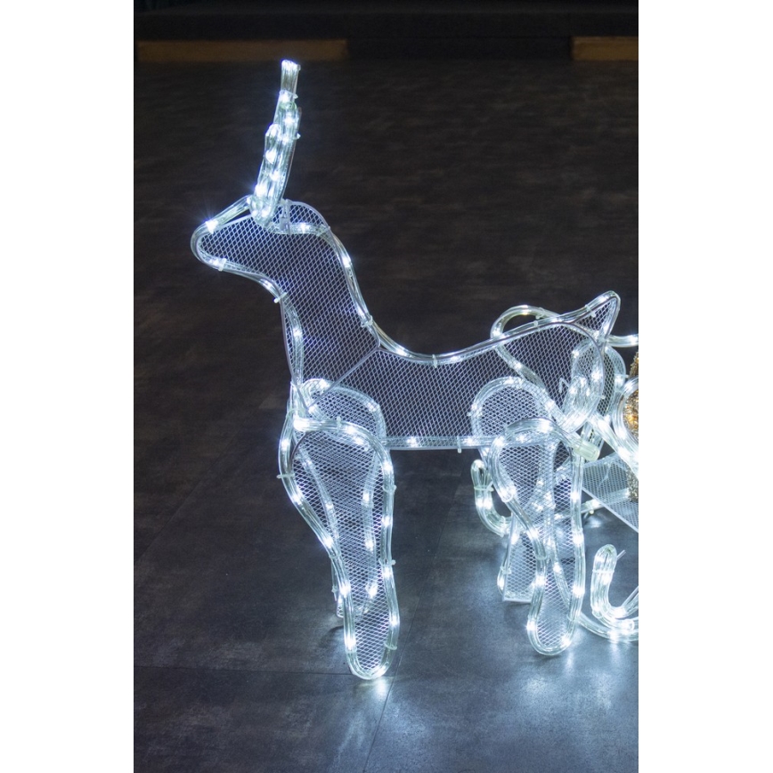LED Zunanja božična dekoracija LED/12W/230V IP44 jelenček