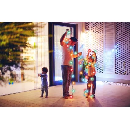 LED Zunanja božična veriga 80xLED/25m IP44 multicolor