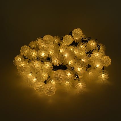LED Zunanja božična veriga 80xLED/25m IP44 topla bela