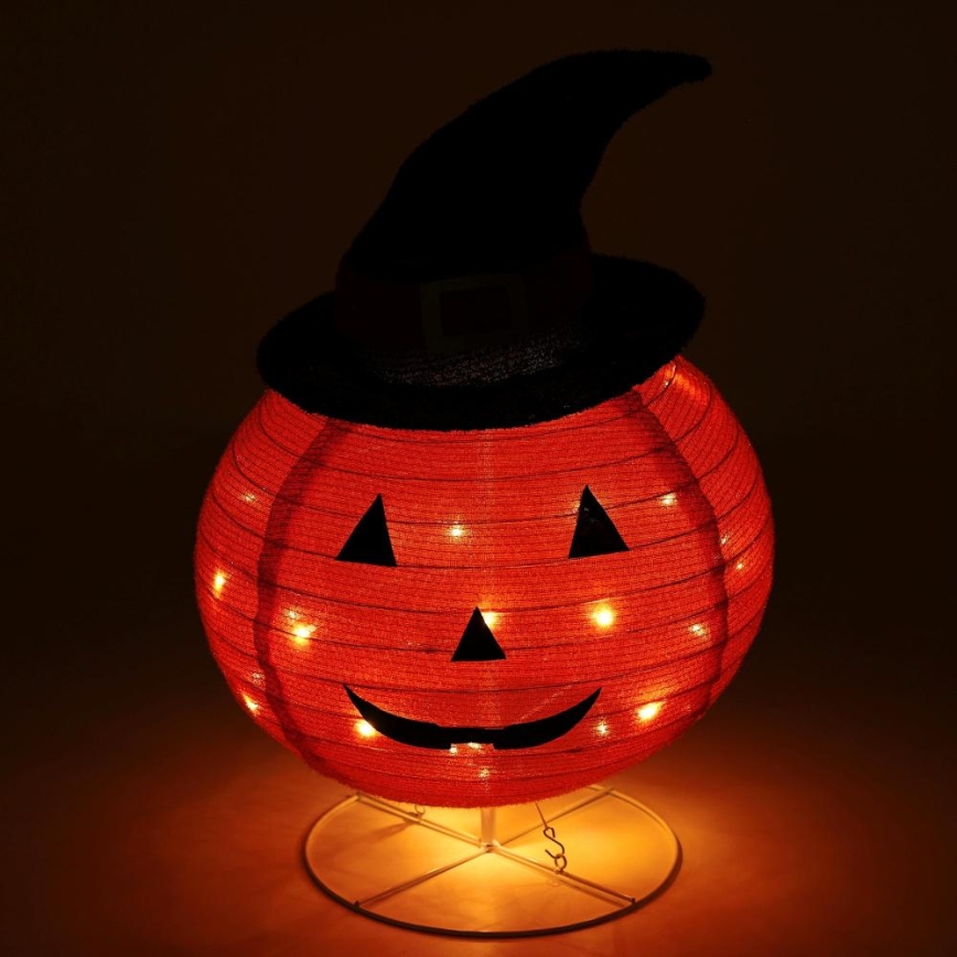 LED Zunanja dekoracija HALLOWEEN LED/3xAA/topla bela IP44 buče