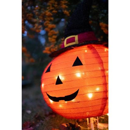 LED Zunanja dekoracija HALLOWEEN LED/3xAA/topla bela IP44 buče