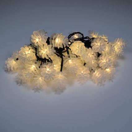 LED zunanji svetlobni niz 40xLED/15m IP44 topla bela