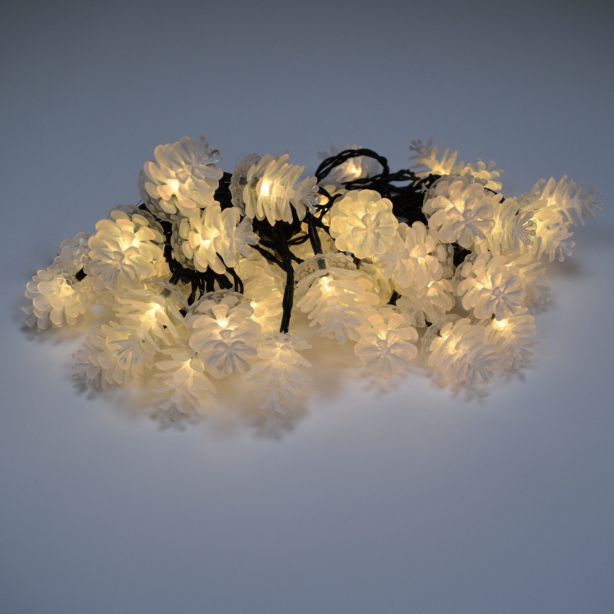 LED zunanji svetlobni niz 40xLED/15m IP44 topla bela