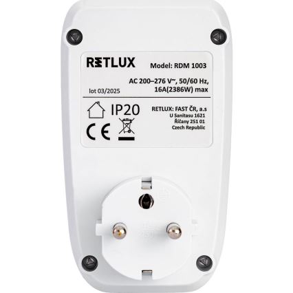 Merilnik porabe električne energije 3680 W/230 V