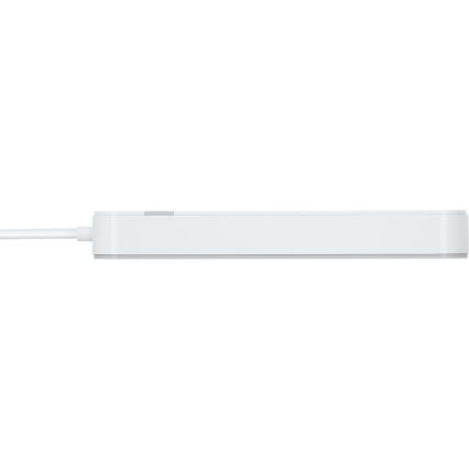 Pametni dodatek kabel s stikalom 4Z Tip E + 2x USB-A + 1x USB-C 1,5m Wi-Fi Tuya bela