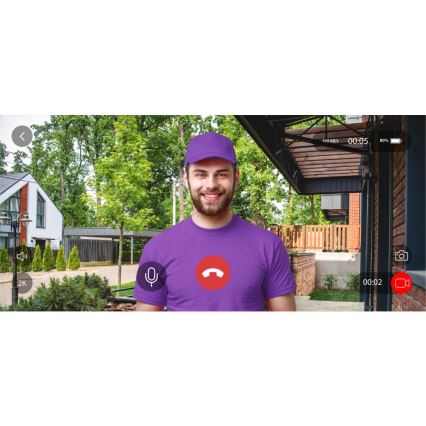 Video zvonec s senzorjem gibanja 5MPx 1440p 5200 mAh Wi-Fi IP65 antracit
