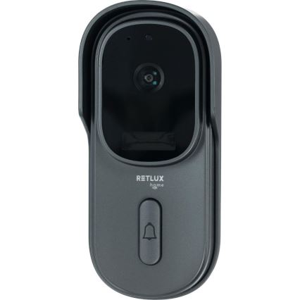 Video zvonec s senzorjem gibanja 5MPx 1440p 5200 mAh Wi-Fi IP65 antracit