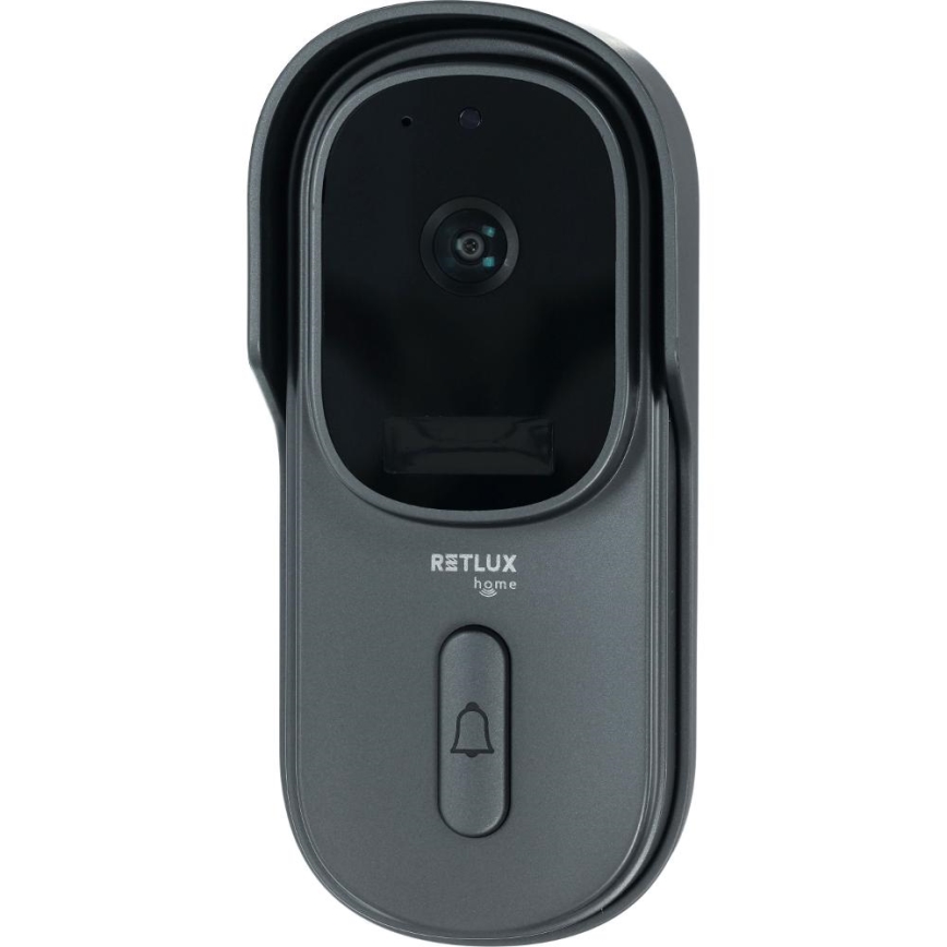 Video zvonec s senzorjem gibanja 5MPx 1440p 5200 mAh Wi-Fi IP65 antracit