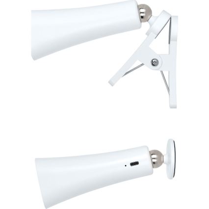 Retlux - zatemljiva polnilna LED svetilka 3 v 1 LED/3W/5V 1200 mAh bela