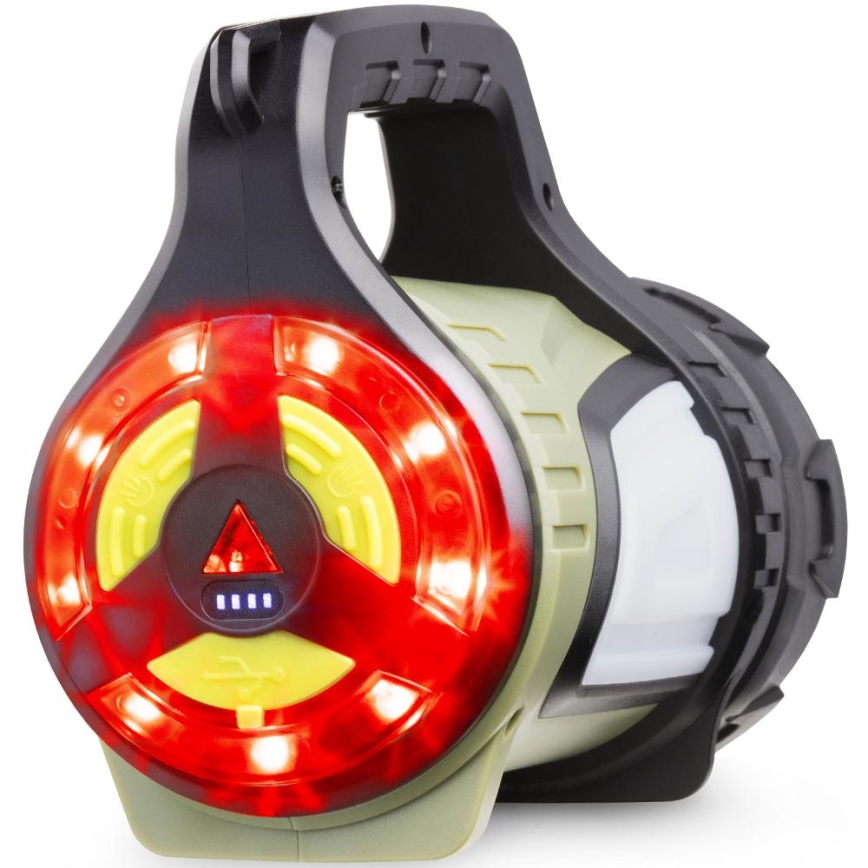 LED zatemnjevalna zunanja polnilna svetilka s funkcijo powerbanke LED/21W/4400 mAh IP44