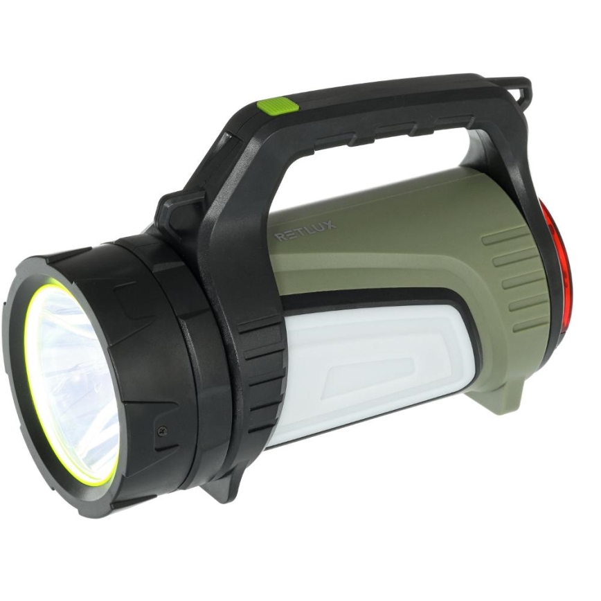 Retlux - LED zatemnilna zunanja polnilna svetilka s funkcijo powerbanka LED/21W/4400 mAh IP44