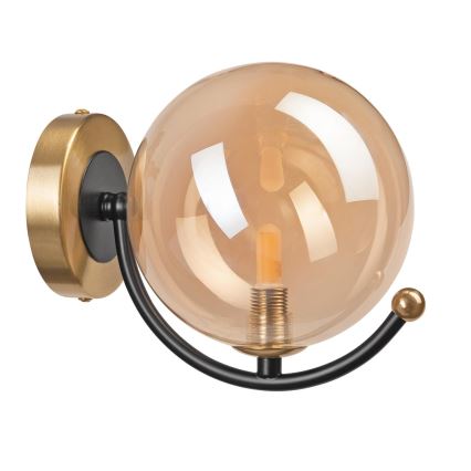 Nadomestno steklo za lestenec in stensko svetilo GEORGIA G9, premera 12 cm, zadimljeno bež