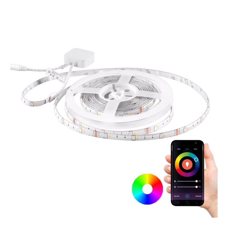 RGB LED Zatemnitveni trak Wi-fi + glasbena funkcija LED/16W 5 m Tuya