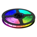 RGB zatemljiv LED trak LED/26W/230V 20 m + daljinski upravljalnik
