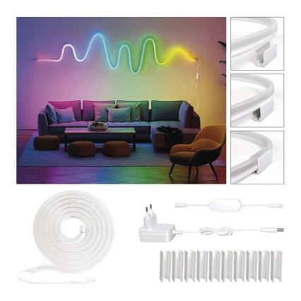 RGBIC LED Zatemnitveni trak GoSmart LED/33W/230V 5 m Wi-Fi Tuya