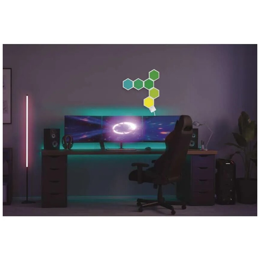 RGBIC Zatemnitvena namizna svetilka GoSmart LED/5,5W/230V Wi-Fi Tuya