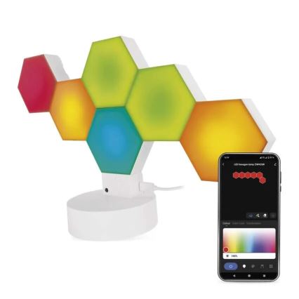 RGBIC Zatemnitvena namizna svetilka GoSmart LED/5,5W/230V Wi-Fi Tuya