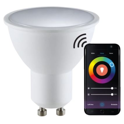 RGBW LED Zatemnitvena žarnica G45 GU10/5,5W/230V 2700-6500K Wi-Fi Tuya