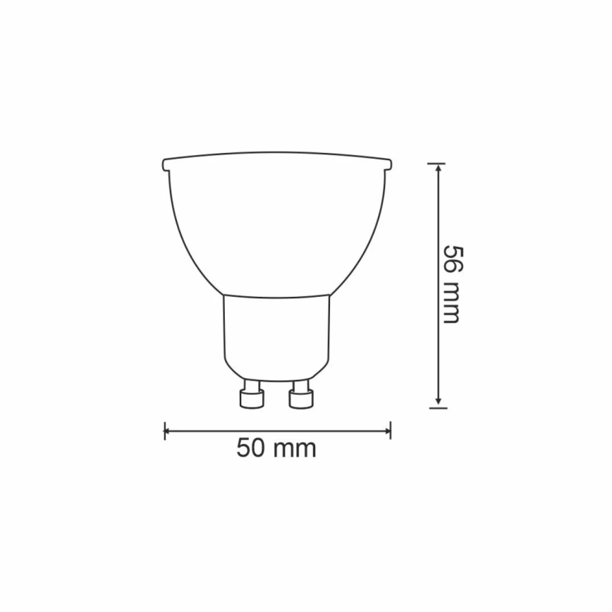 RGBW LED Zatemnitvena žarnica G45 GU10/5,5W/230V 2700-6500K Wi-Fi Tuya