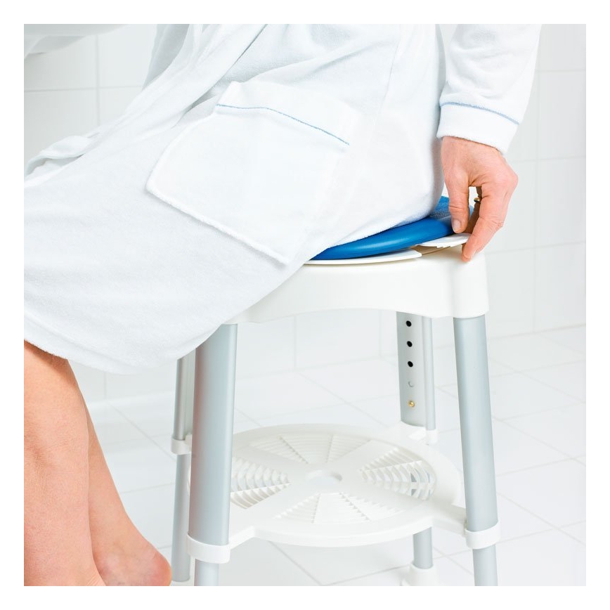 Ridder - Vrtljiva stolica 58x35,5 cm modra/bela