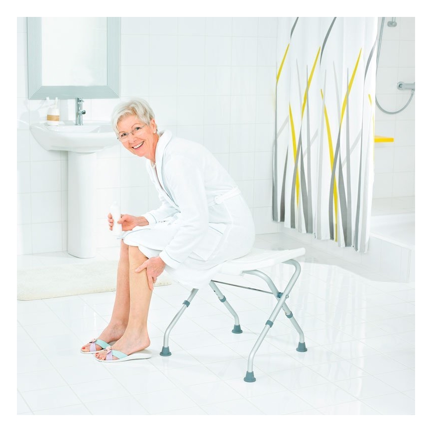 Ridder - Zložljiva stolica 50x51 cm bela