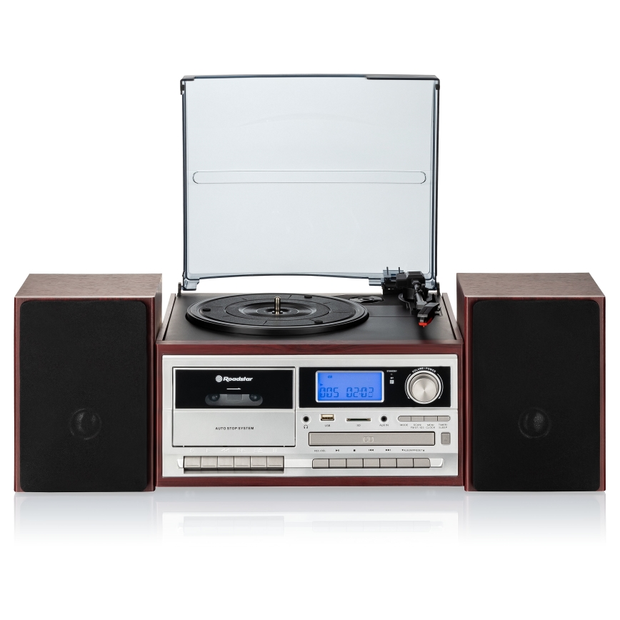 Roadstar HIF-8892 EBT - Hi-Fi sistem z gramofonom, CD in kaseto 64W/230V + daljinski upravljalnik
