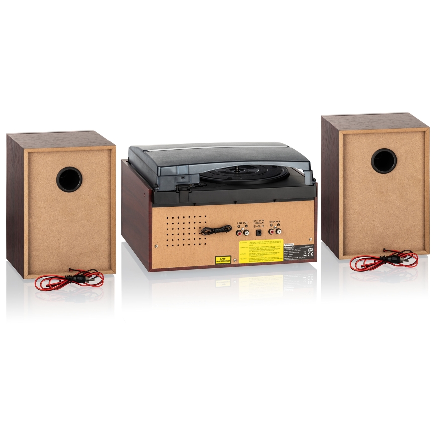 Roadstar HIF-8892 EBT - Hi-Fi sistem z gramofonom, CD in kaseto 64W/230V + daljinski upravljalnik