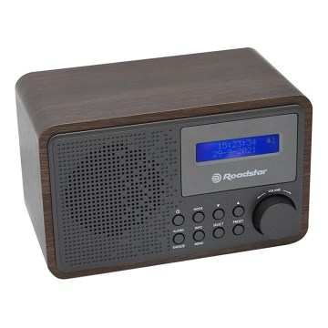 Roadstar HRA-700D+/WD - Radio z DAB+, FM in vgrajeno budilko 16W/230V/4xAA
