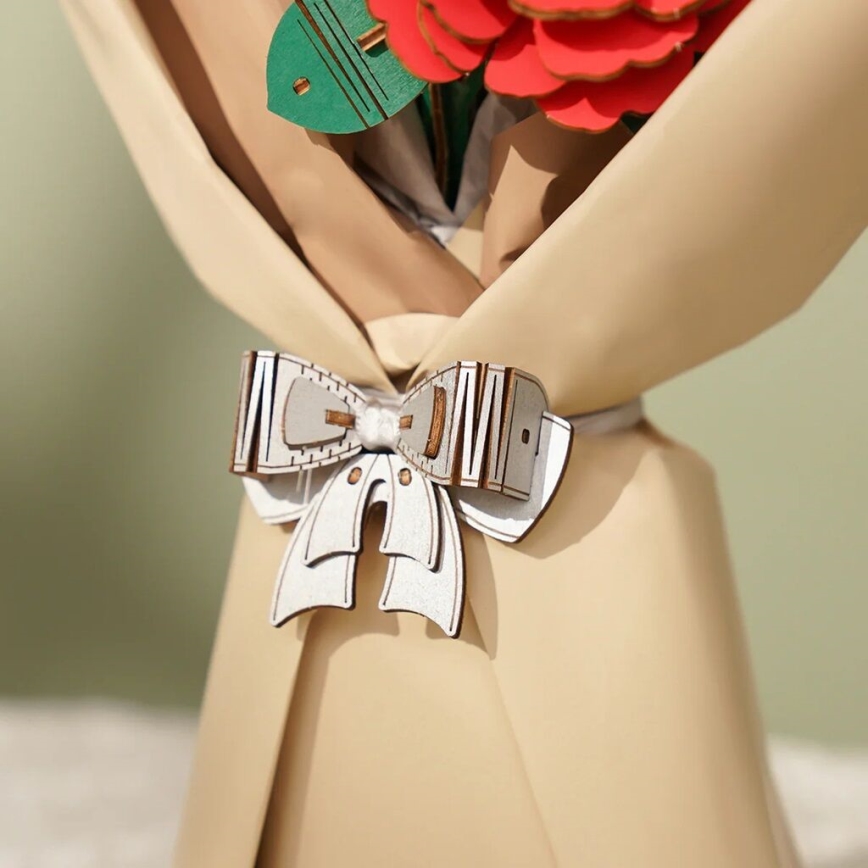 RoboTime - 3D lesena sestavljanka Bouquet