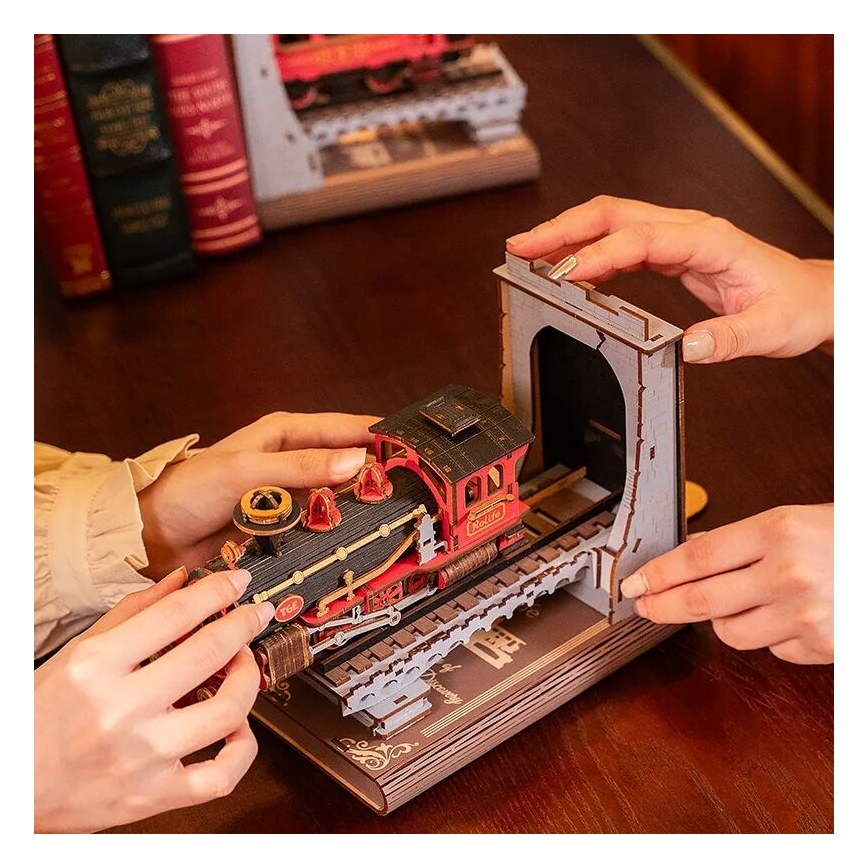 RoboTime - 3D uganka Bookstop Zgodovinski parni vlak