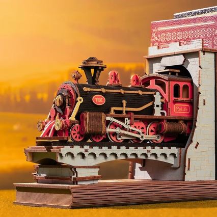 RoboTime - 3D uganka Bookstop Zgodovinski parni vlak