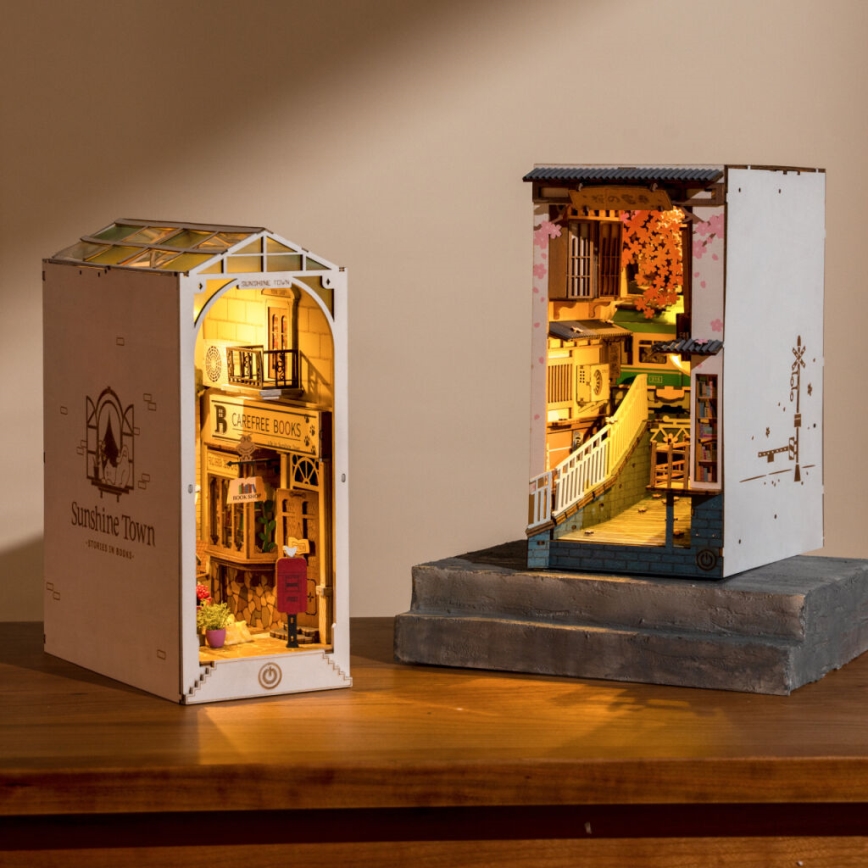RoboTime - LED Opora za knjige Sunny town 2xAAA
