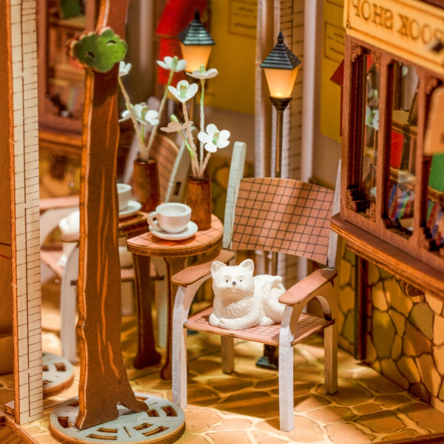 RoboTime - LED Opora za knjige Sunny town 2xAAA