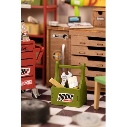 RoboTime - Miniaturna hiša Garaža 2xAAA