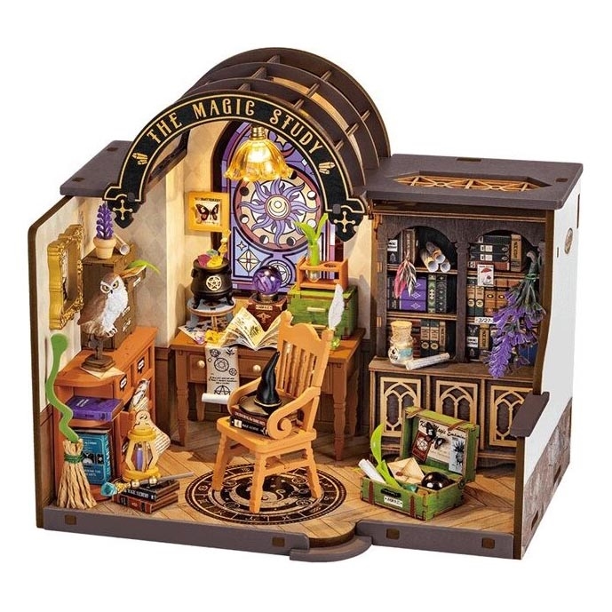 RoboTime - Miniaturna hiša Wizard's study 2xAAA