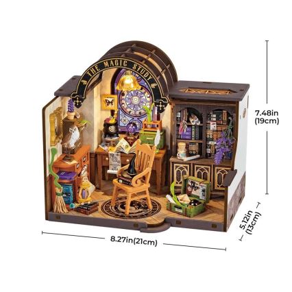 RoboTime - Miniaturna hiša Wizard's study 2xAAA