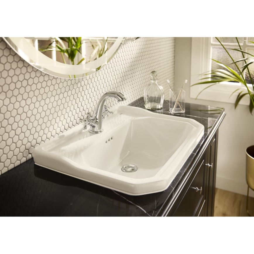 Roca A3270A5000 - Vstavljeni umivalnik CARMEN 60x45 cm keramika/bela