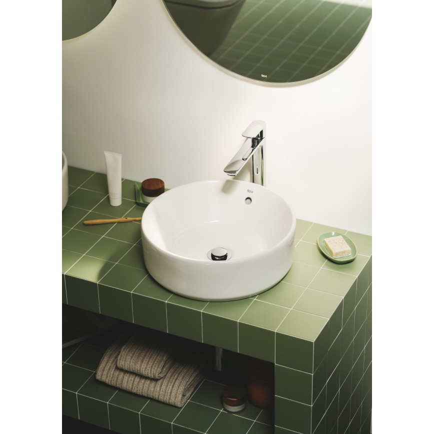 Roca A3270MJ000 - Vgradni umivalnik GAP premera 39 cm keramika/bela